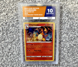 Charizard 025/185 Ace 10 Vivid Voltage CRACKED ICE Holo Pokemon Card Not PSA - Image 1