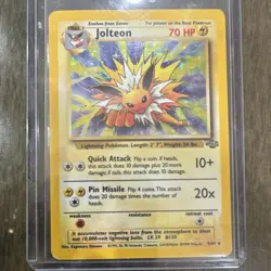 Wizards of the Coast Pokemon Jolteon 4/64 Jungle Holo Rare Unlimited 1999 Card - Image 1