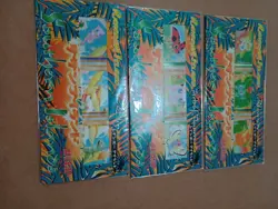 Pokemon Rainbow Island 1995 sealed packs (sky, riverside and field of flowers) - Image 1