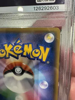 2016 POKEMON JPN XY PROMO MARIO PIKACHU SPECIAL BOX FULL ART/MARIO PIKACHU PSA 3 - Image 5