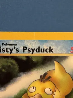 Pokemon TCG Misty's Psyduck 54/132 Gym Heroes 1st Edition Card WOTC - Image 3