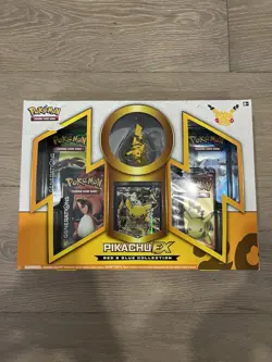 Pokemon 2016 Pikachu EX Red & Blue Collection Box - Factory Sealed Pikachu xy124 - Image 1