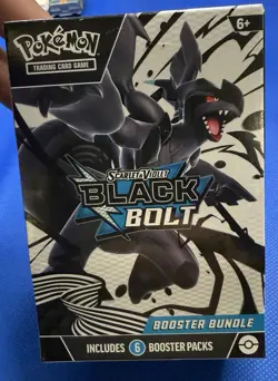 Pokemon TCG: Scarlet & Violet-Black Bolt Booster Bundle Factory Sealed - Image 1