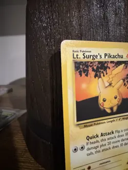 Pokemon Vintage Lt. Surge's Pikachu 84/132 Gym Challenge TCG Card English *NM/LP - Image 3