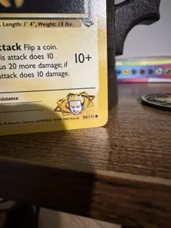 Pokemon Vintage Lt. Surge's Pikachu 84/132 Gym Challenge TCG Card English *NM/LP - Image 5