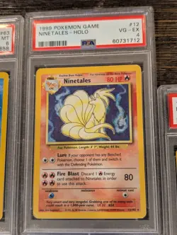 PSA Graded 9 Card Vintage Pokemon Card Lot Base and Jungle Set Holo and Non-Holo - Image 4