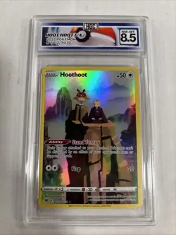 2022 Pokemon Hoothoot F/A #tg12 HGC 8.5 (sb3) - Image 1