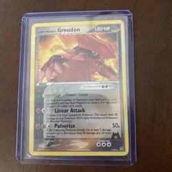 TEAM MAGMA'S GROUDON 2004 POKEMON EX TEAM MAGMA VS AQUA RARE 9/95 - Image 1
