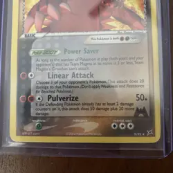 TEAM MAGMA'S GROUDON 2004 POKEMON EX TEAM MAGMA VS AQUA RARE 9/95 - Image 3
