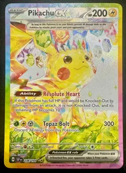 Pokemon TCG Pikachu ex Special Illustration Rare Holo 238/191 Surging Sparks - Image 1