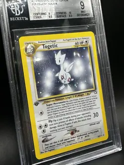 2000 Pokemon Togetic First Edition Holo Rare BGS 9 Mint - Image 2