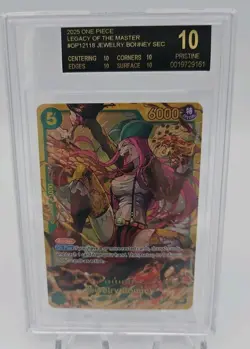 Black LABEL BGS 10 JEWELRY BONNEY SEC ONE PIECE OP12-118 LEGACY OF THE MASTER - Image 1