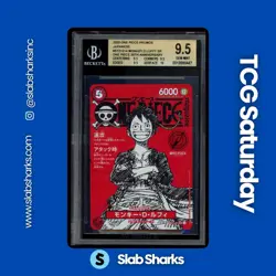 2025 ONE PIECE PSA MAGAZINE PROMO JP 20TH ANV #ST21-014 MONKEY D. LUFFY BGS 9.5 - Image 1