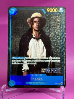 SHANKS P-051, 2024 ONE PIECE CARD GAME, LIVE ACTION PREMIUM COLLECTION FOIL - Image 1