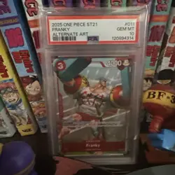 Franky (Parallel) ST21-011 Starter Deck EX: Gear 5 Foil - One Piece TCG - PSA 10 - Image 1