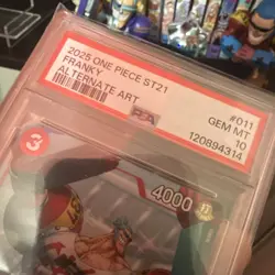 Franky (Parallel) ST21-011 Starter Deck EX: Gear 5 Foil - One Piece TCG - PSA 10 - Image 4
