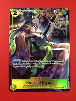One Piece CCG | (Kouzuki Hiyori | OP06-106) Alt Art SR | Playset English Card - Image 2