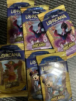 Disney Lorcana Into The Inklands Pack Lot If 6 - Image 3