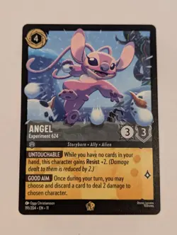 Disney Lorcana Winterspells Angel Experiment 624 Legendary 191/204 - Image 1