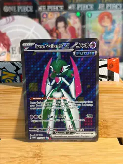 IRON VALIANT EX 225/182 Paradox Rift Ultra Rare Pokemon TCG Near Mint - Image 1