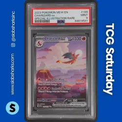 2023 POKEMON SV 151 #199/165 CHARIZARD EX SPECIAL ILLUSTRATION RARE PSA 9 - Image 1