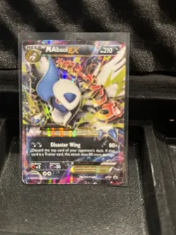 Pokemon M Absol EX Mega Promo Holo 210 HP Disaster Wing XY63 XY Card - Image 1