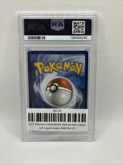 2021 POKEMON CELEBRATIONS CLASSIC COLLECTION #88 MEW EX-HOLO LEGEND MAKER PSA 10 - Image 2