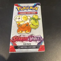 Pokemon TCG Scarlet & Violet Base Promo 3 Card Fun Pack Sealed! - Image 1