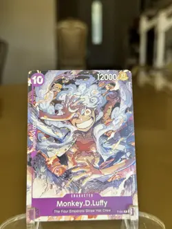 One Piece TCG English Monkey D Luffy Gear 5 P-041 Promo Non Holo - Image 1