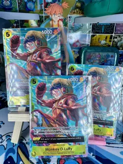 One Piece TCG Monkey.D.Luffy OP07-109 SR English Illustration Box Vol. 3 x12 - Image 4