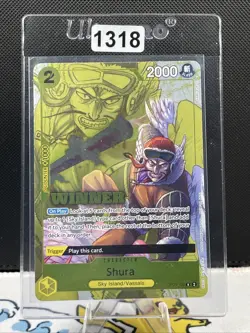 Shura (WINNER Stamped) OP05-106 One Piece Promo Card - Image 1