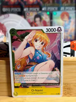 O-NAMI OP06-101 Wings of the Captain Rare Foil One Piece TCG Near Mint - Image 1