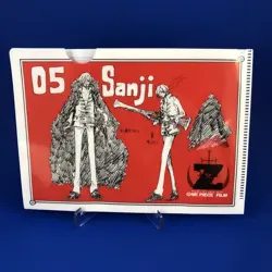 2012 Japan | One Piece Film Z (NAMI / SANJI) 6” Clear File Promo Art Folder Card - Image 2