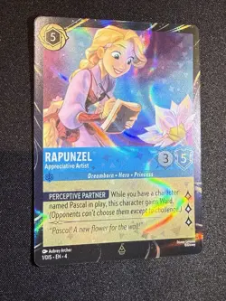 DISNEY LORCANA TCG PROMO CARD RAPUNZEL EPCOT Festival Of The Arts 1/DIS EN 4 - Image 2