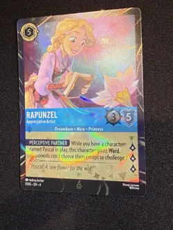 DISNEY LORCANA TCG PROMO CARD RAPUNZEL EPCOT Festival Of The Arts 1/DIS EN 4 - Image 3