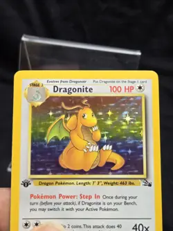 Pokemon Dragonite 1st Edition Vintage Hologram 4/62 1999 Nice Card - Image 5