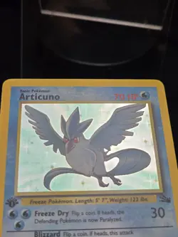 Pokemon TCG Articuno 1st Edition Holo Rare Card 2/62 Fossil - Image 3