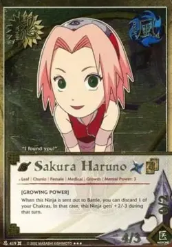Sakura Haruno - N-419 - Promo Promo Cards NM/LP - Naruto - Image 1