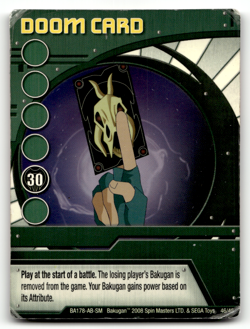 Bakugan Card - Doom Card - Ability Card - Battle Brawlers - Image 1