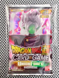 Sealed Booster B02 Union Force ⭐ Zamasu ⭐ Dragon Ball Super Card Game EN BT2 - Image 1