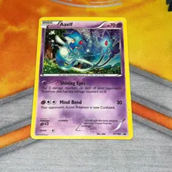 Azelf ~ XY142 ~ Holo ~ PROMO ~ MODERATE PLAY ~ Pokemon Card - Image 1