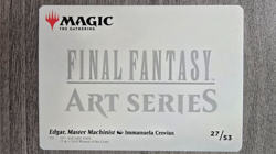 Edgar, Master Machinist (Art Series) #27/53 Final Fantasy MTG Near Mint - Image 2