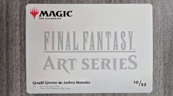 Gysahl Greens (Art Series) #10/53 Final Fantasy MTG Near Mint - Image 2