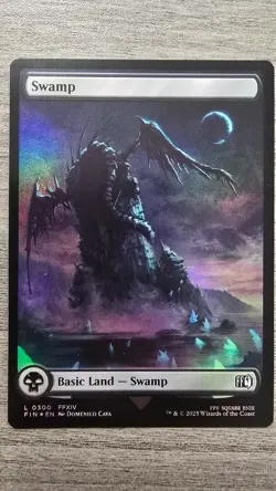 Swamp (Foil) #300 Final Fantasy MTG Near Mint - Image 1