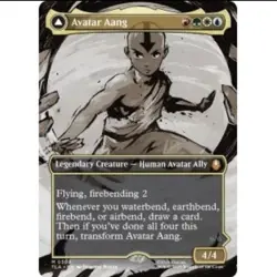 Avatar Aang (borderless) M/NM Magic MTG Avatar: The Last Airbender - Image 1