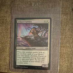Magic: The Gathering Eclipsed Kithkin 0220 Lorwyn Uncommon Green White 2/1 Card - Image 1