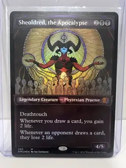 MTG Sheoldred, the Apocalypse #290 Showcase Stained Glass Foil Dominaria United - Image 1