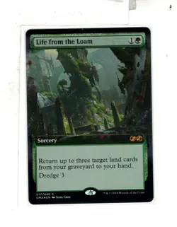 MTG SkeenAB Life from the Loam BOXTOPPER FOIL from Ultimate Masters. NM. - Image 1
