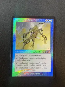 MTG Scourge Pemmin’s Aura Foil RK Post Alter (#4) - Image 3
