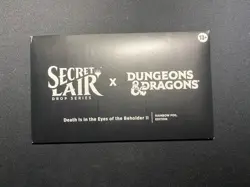 MTG Dungeons and Dragons Death is in the Eyes of the Beholder II Foil Ed NEW - Image 1